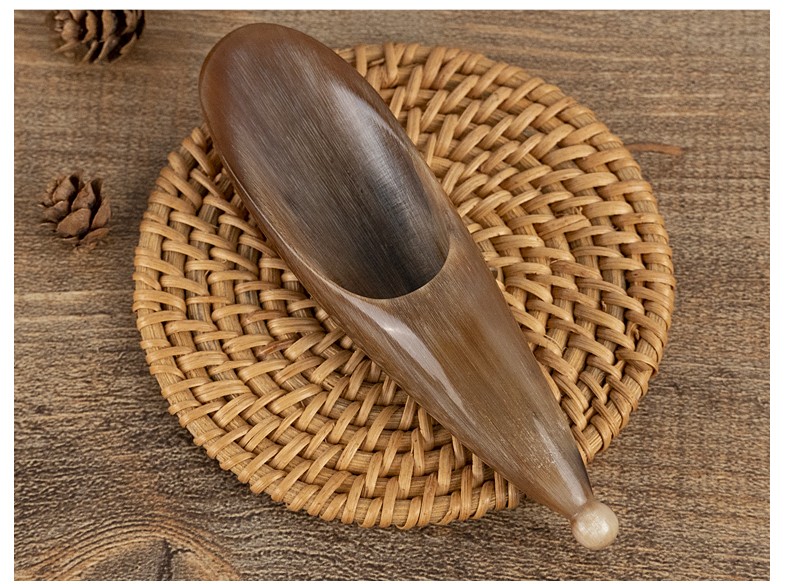 牛角筒刮痧板按摩点穴拨筋棒全身通用工具面部美容眼部脸头部专用牛角