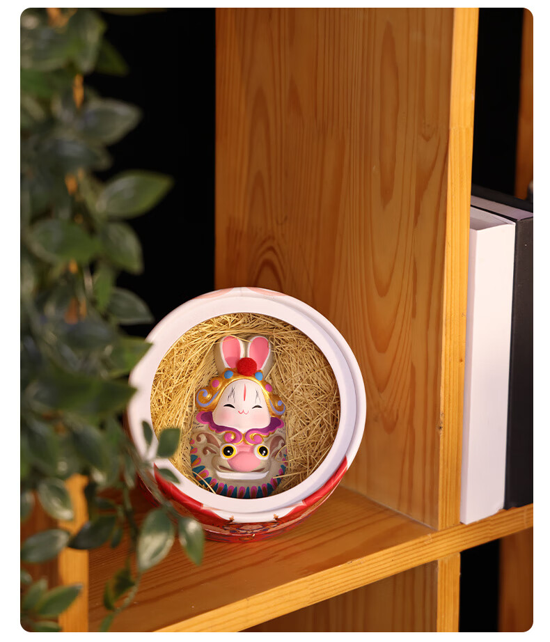 Jitu Workshop Beijing Good Luck Rabbit Er Ye Zodiac Desktop Ornament Office Decoration Souvenir Gift Specialty Handicraft 2