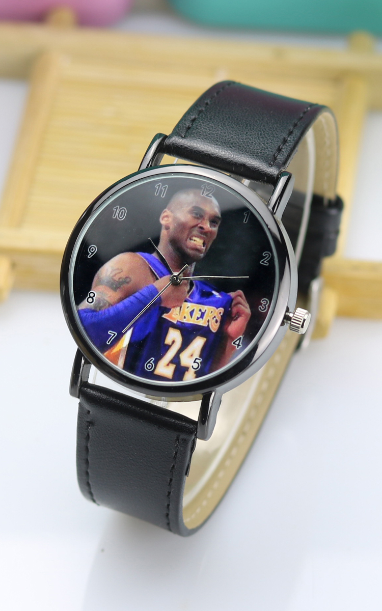 滕讯体育nba怀念手表定制nba篮球联赛哈登杜兰特学生手表 科比3(收藏