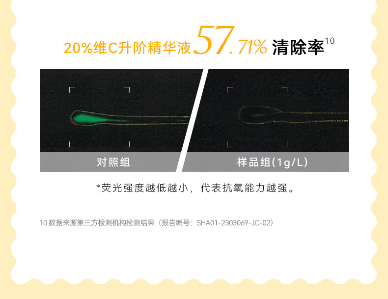 春日来信vc精华液抗皱紧致精华抗氧提亮肤色维C护肤品生日礼物送女友 10%VC 30ml瓶装