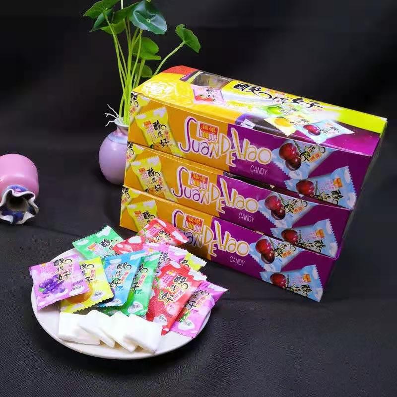 酸得好果味奶糖粒装酸的好6口味混装可选怀旧零食糖果西梅味1盒