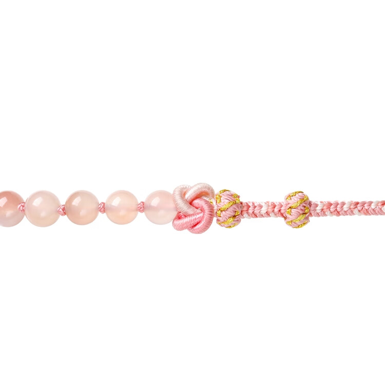 CHOW TAI FOOK Chalcedony Bead Bracelet with Cord EOV42 Birthday Gift 5