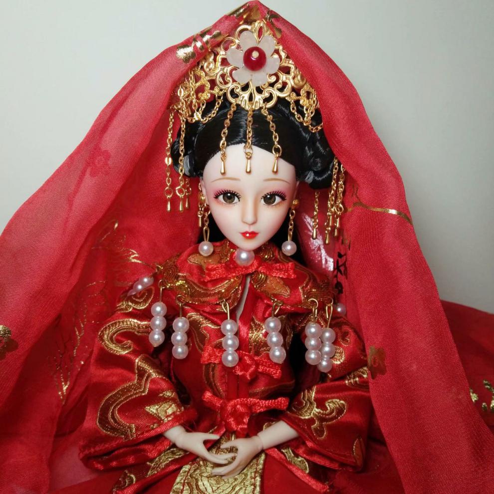 30厘米娃娃衣服娃娃古装衣服娃娃换装玩具心怡可儿芭比ob古风娃衣古代