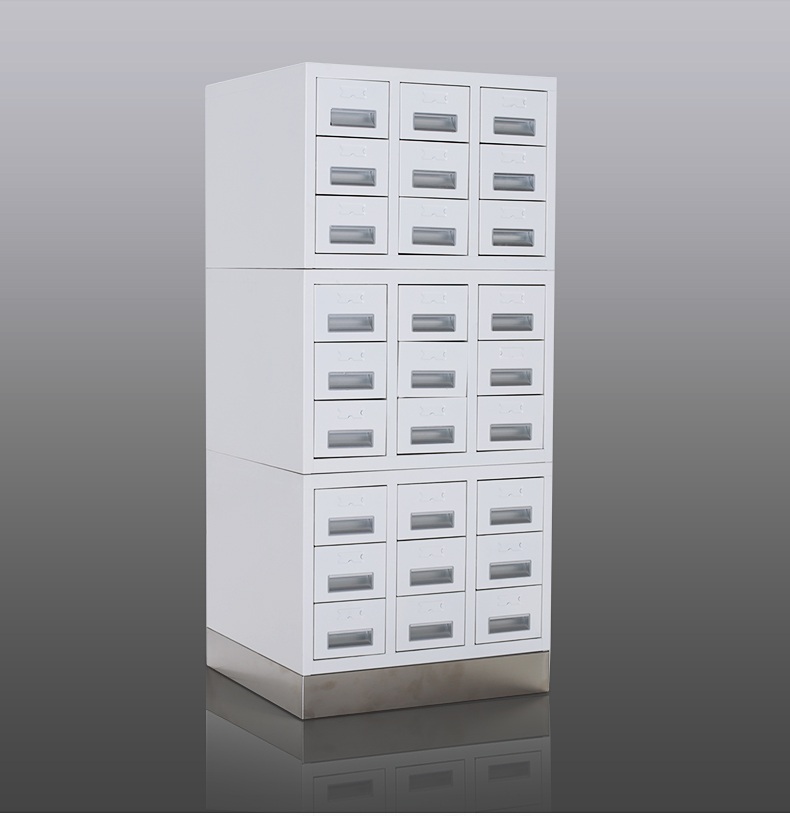 久韵钢制蜡块柜实验室医院专用病理腊块存储柜生物切片柜玻片柜厂家