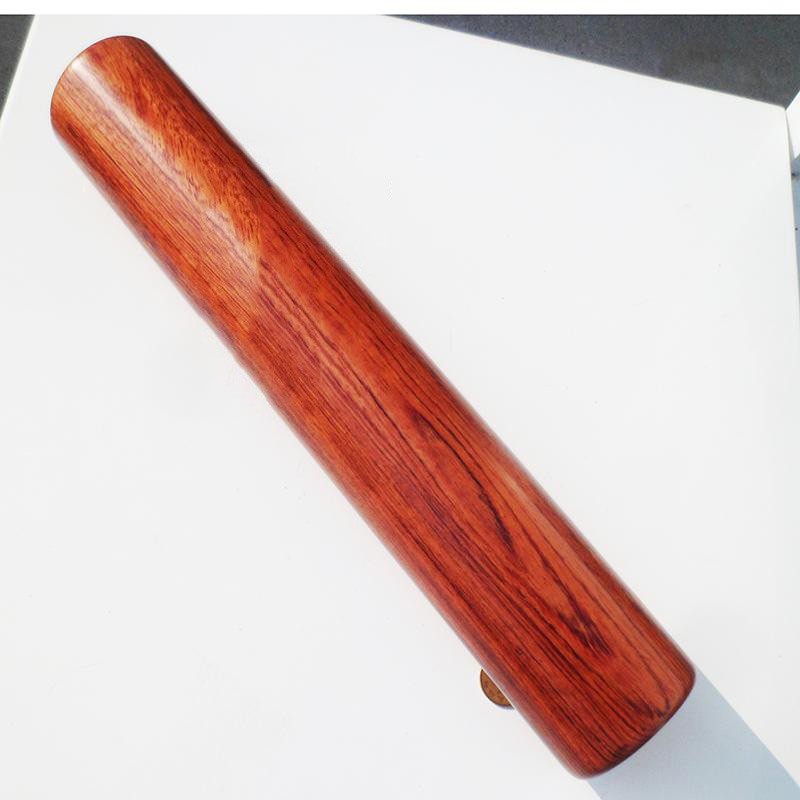 花梨木太极棒太极尺二棒子虎口棒健身棒50cm长5cm粗