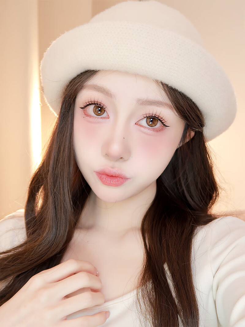 梦鹿女团款-猫爪爪太阳花假睫毛女超自然大容量10排浓密分段式三部