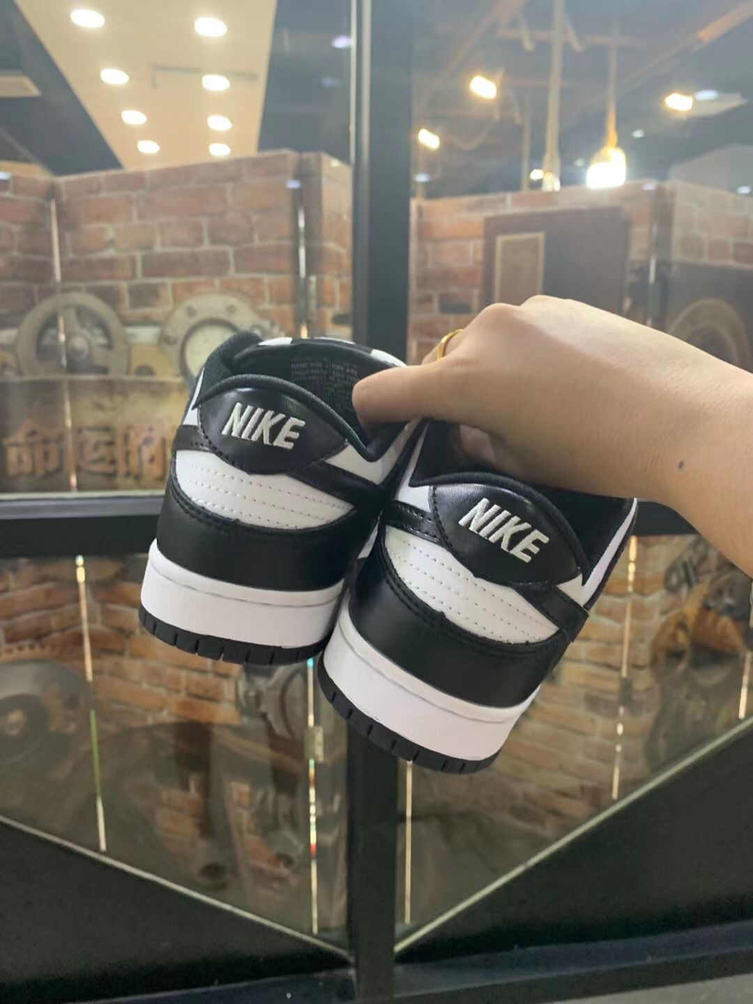 nike耐克dunk sb純原黑白熊貓頭層皮高品質系列情侶鞋低幫男女