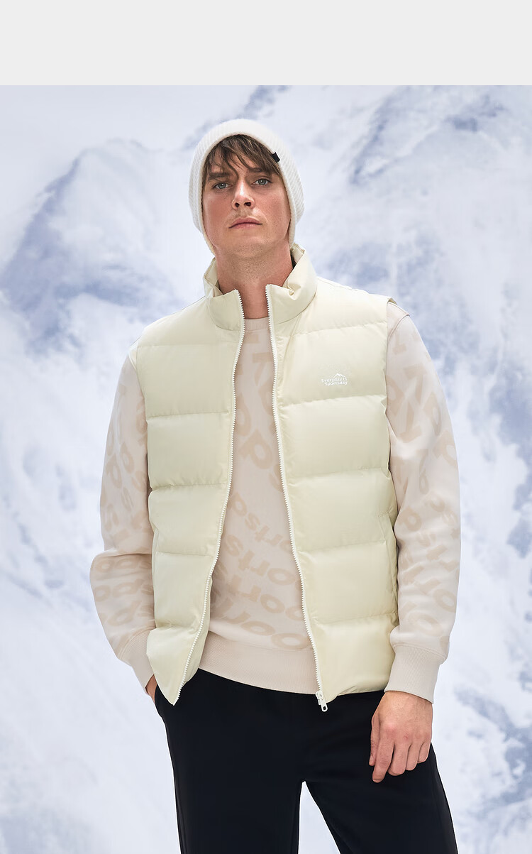 HLA Lightweight Down Vest Men Urban Outdoor Sports Jacket New Year Edition 14