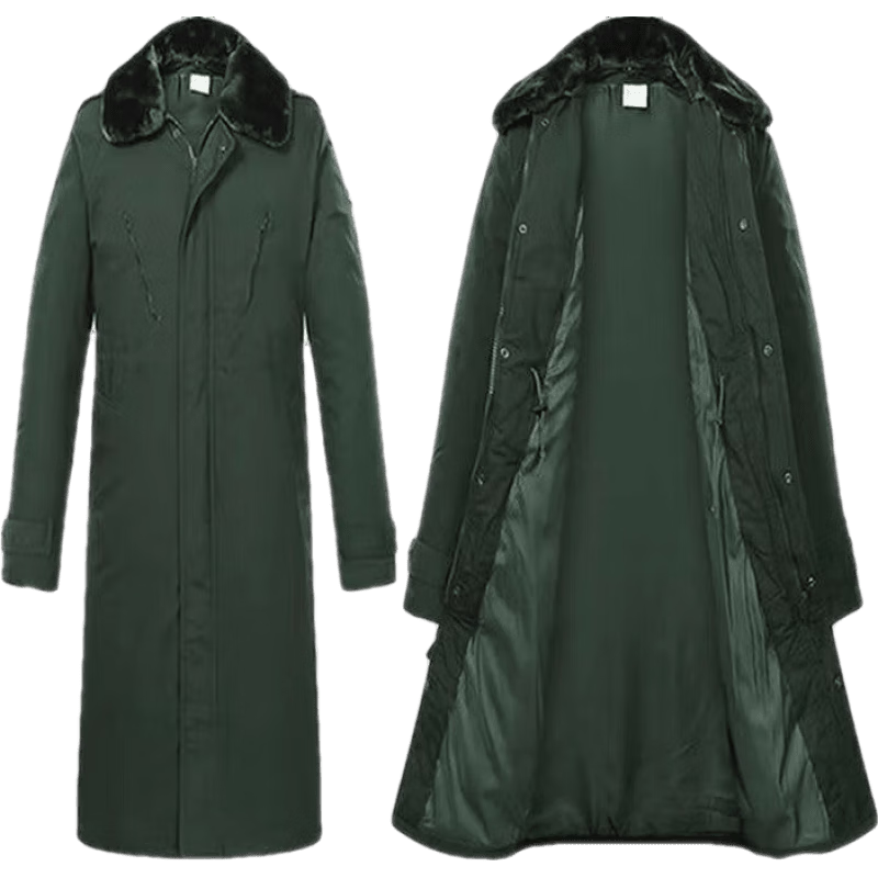 围馨(v&x-char) 际华冬季大衣棉服长款加厚男士寒区加厚保暖防寒 伍士