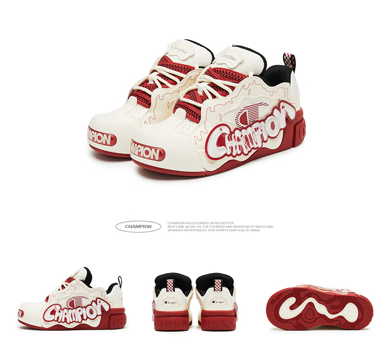 Champion American Champion Sneakers for Women And Men, Puffy Jelly Shoes, Thick-Soled Casual Loafers, 25SST17 17