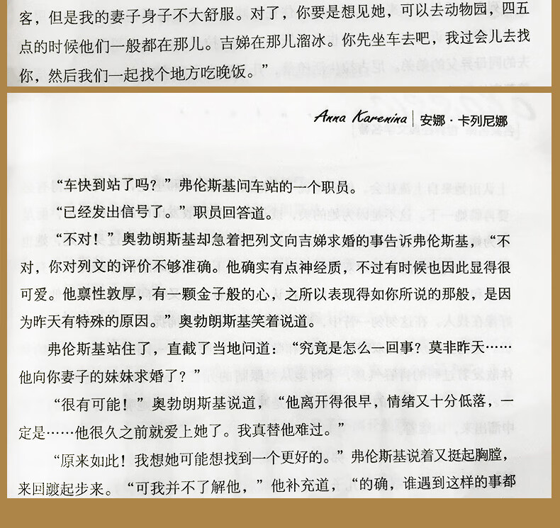 安娜卡列尼娜正版书籍全本无删减列夫托安娜名著尼娜卡列文学尔斯泰著名家名译经典文学世界名著原汁原味读名著9- 安娜卡列尼娜 无规格详情图片10