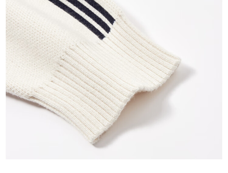 MQD Boys' Sweater, Spring And Autumn Style, Turn-Down Collar, Preppy Style, Children's Knitted Cardigan, Navy Blue, Size 110 20