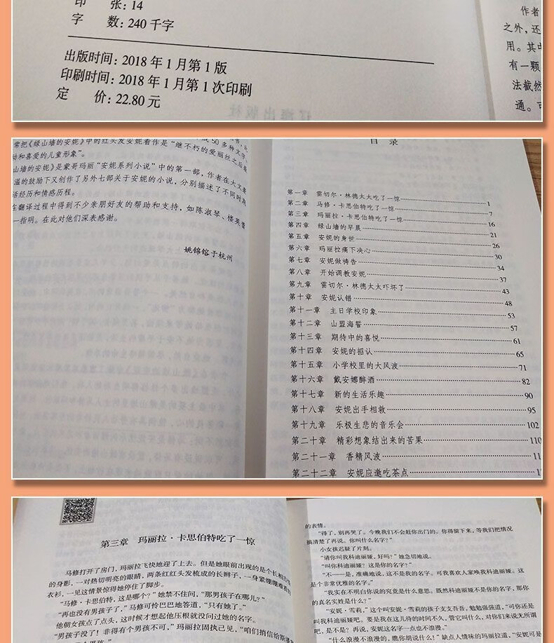 【严选】绿山墙的安妮三四五六年级课外安妮山墙书籍儿童蒙哥马利阅读书籍儿童小学生蒙哥马利 绿山墙的安妮详情图片6