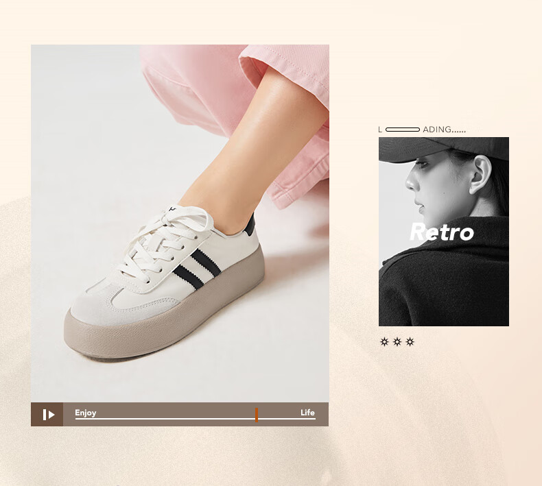 Hotwind Mall Same Style Dexun Shoes Sneakers for Women, Retro Classic Design, Fashionable Versatile 6