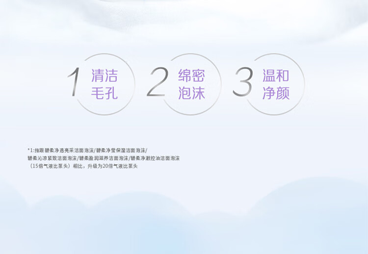 碧柔（Biore）【开业钜惠】氨基酸洁面泡泡洗面奶 深层清洁水润 双重呵护 保湿型160ml