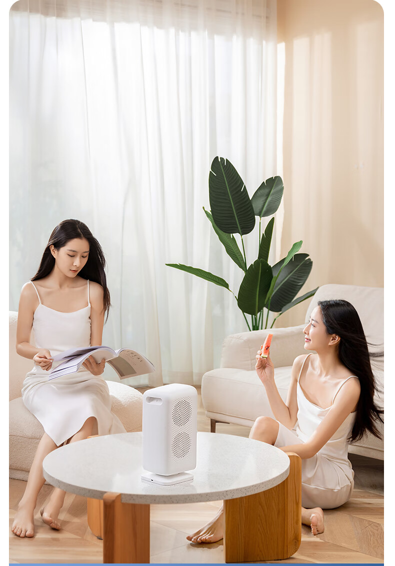 VENIDER [Quiet Desktop Fan] Tabletop Electric Fan Air Cooler Cooling Mini Fan Tower Fan Silent USB Fan Portable Rechargeable Oscillating Desk Fan for Office And Dormitory 8000mAh 14