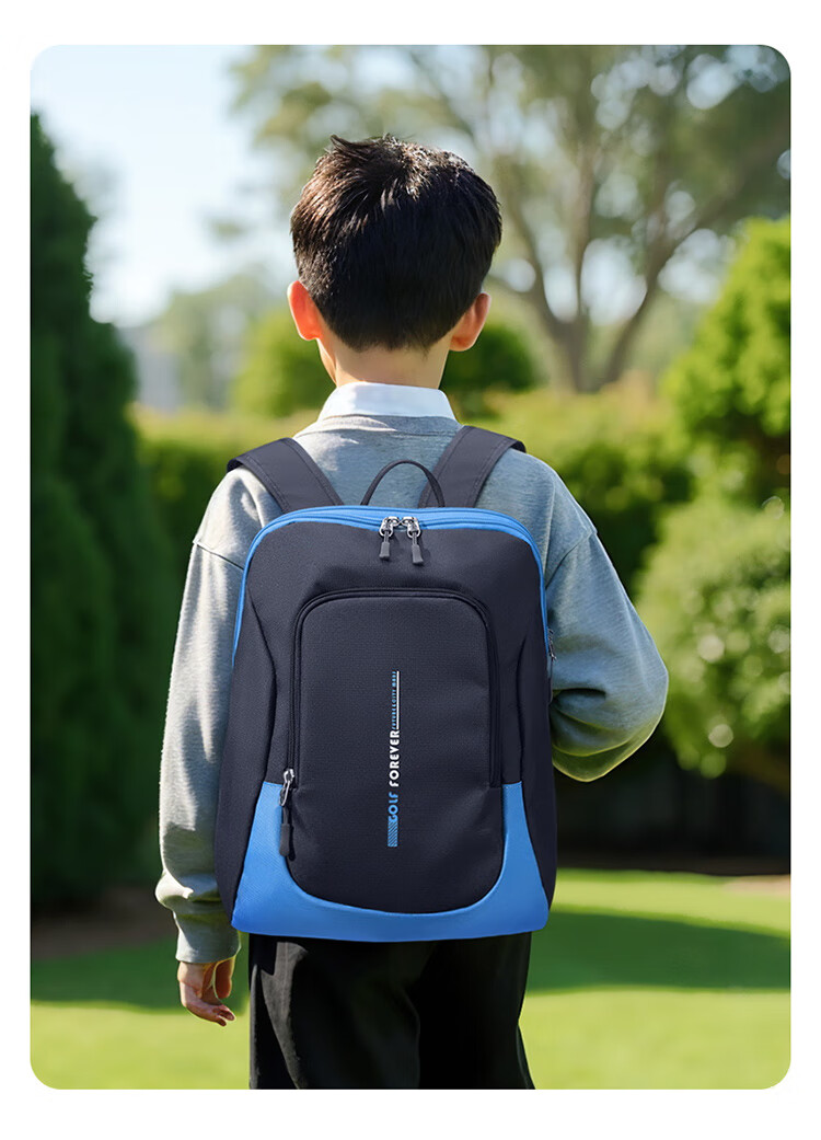 GOLF Backpack for Children's Outdoor Travel, Suitable for Boys And Girls Aged 3-9 Lightweight Sports Backpack with Large Capacity for Students And School Use 4