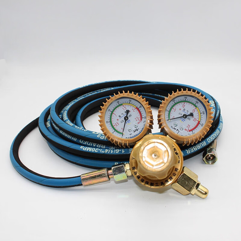 斌耀高压带钢丝氧气管焊割工业用6mm乙炔煤气管耐烫耐磨气割枪软管子