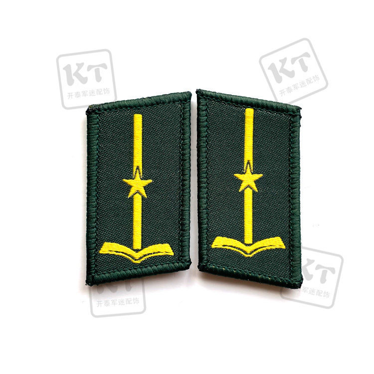 蓓苼新款迷彩服学员教官领章领花魔术贴军训夏令营户外拓展教学可定做
