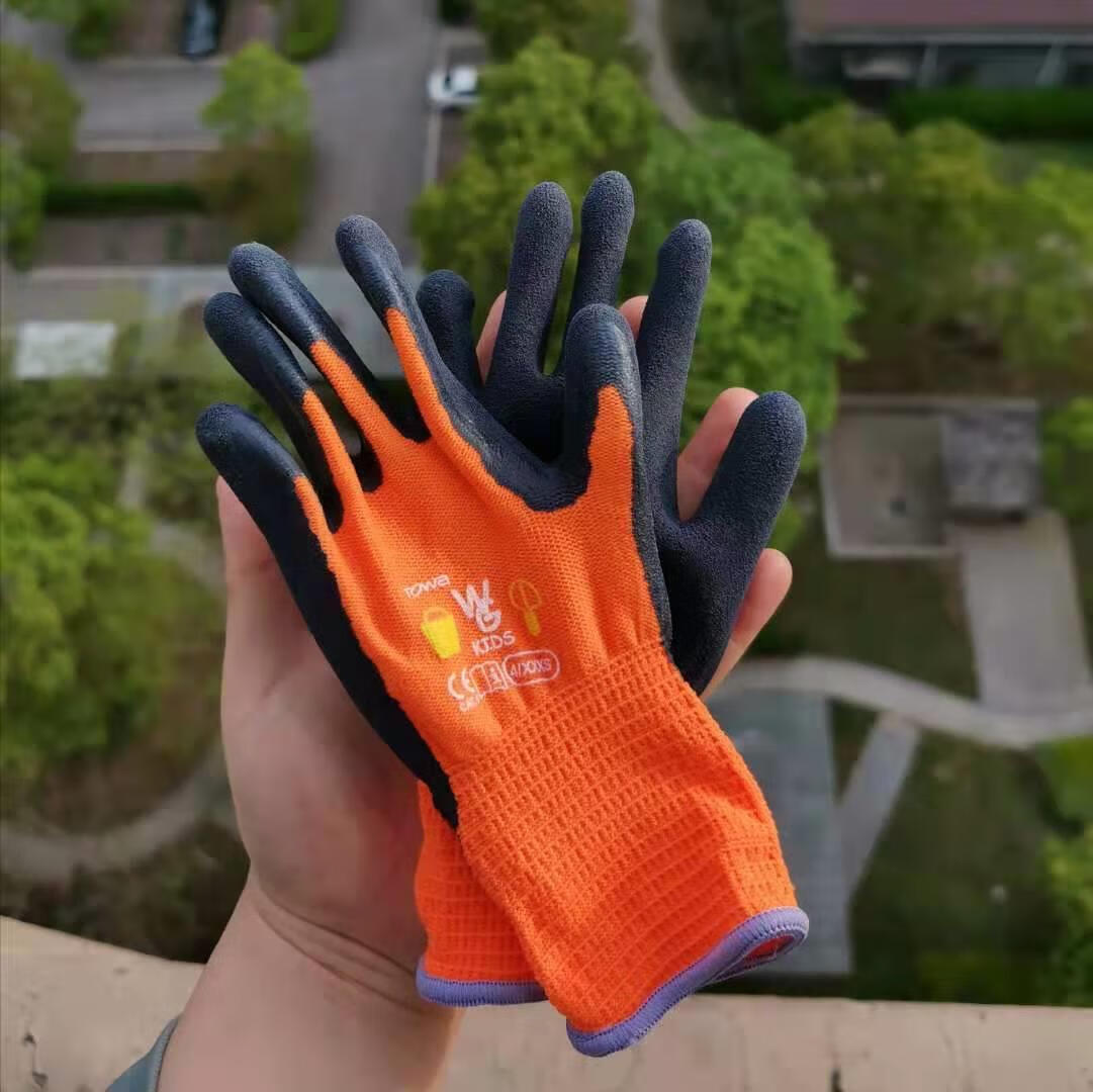 儿童防烫手套儿童橡胶隔热手套耐高温防烫小号小孩耐磨防水防油工作