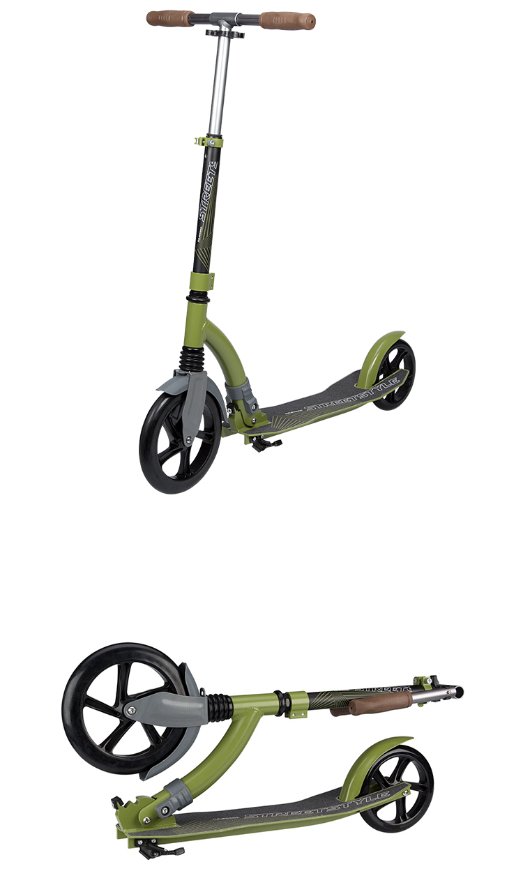 nijdam滑板车 便携 折叠双轮车101701