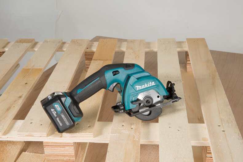 makita牧田12v充电式电圆锯hs301d充电锂电木工锯85mm家用圆锯手提