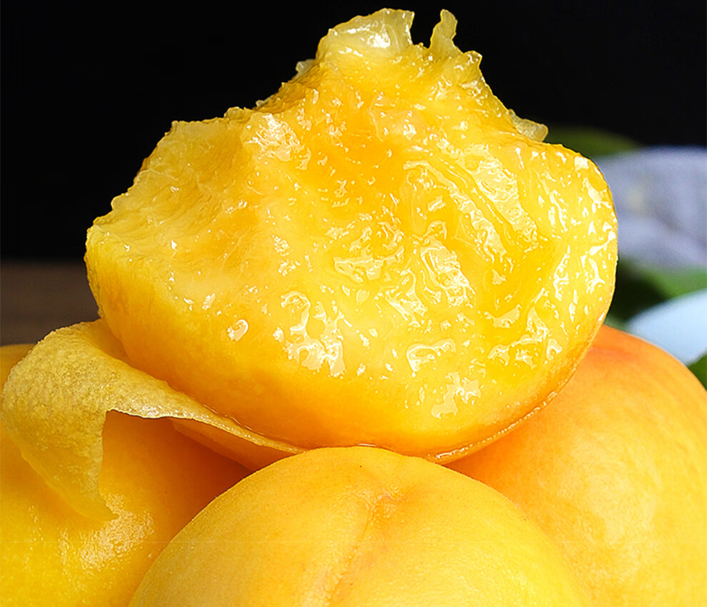 山东黄金油桃新鲜黄肉桃水果桃子时令生鲜黄金油桃净重3斤装12个左右