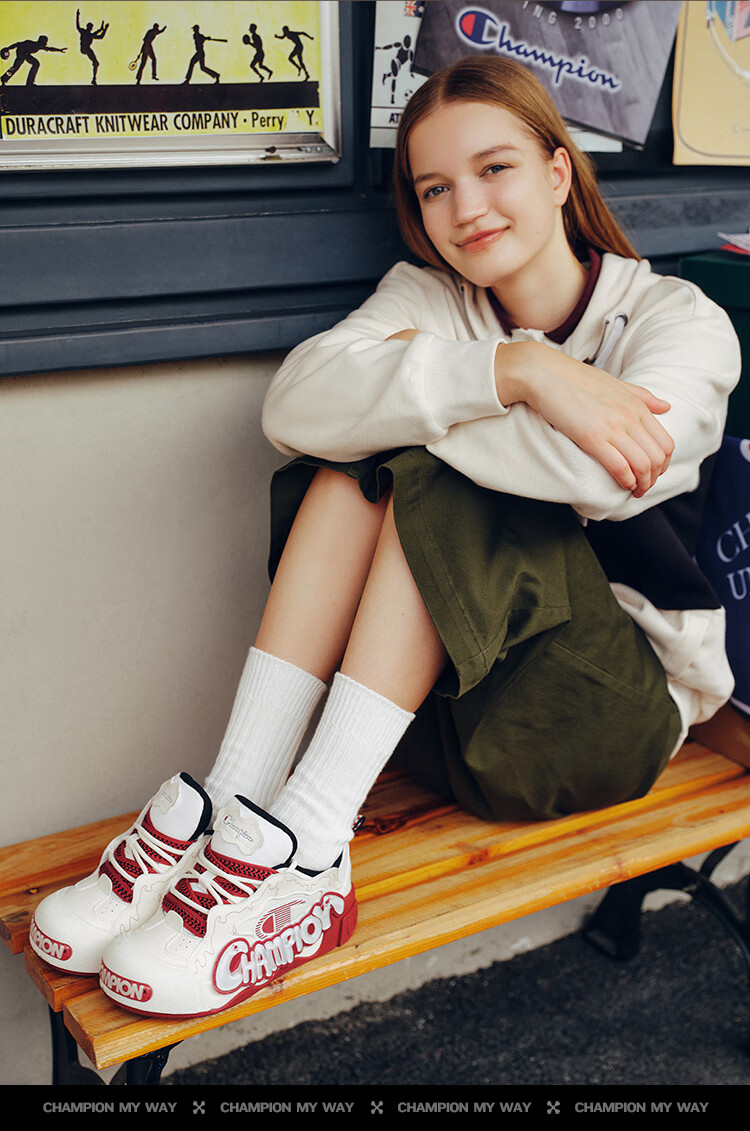 Champion American Champion Sneakers for Women And Men, Puffy Jelly Shoes, Thick-Soled Casual Loafers, 25SST17 7