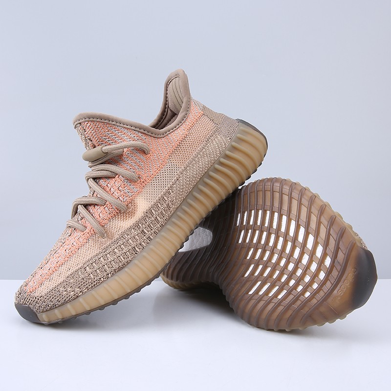 阿迪達斯(adidas) yeezy 350 v2 boost髒橙咖啡椰子男女運動休閒鞋fz