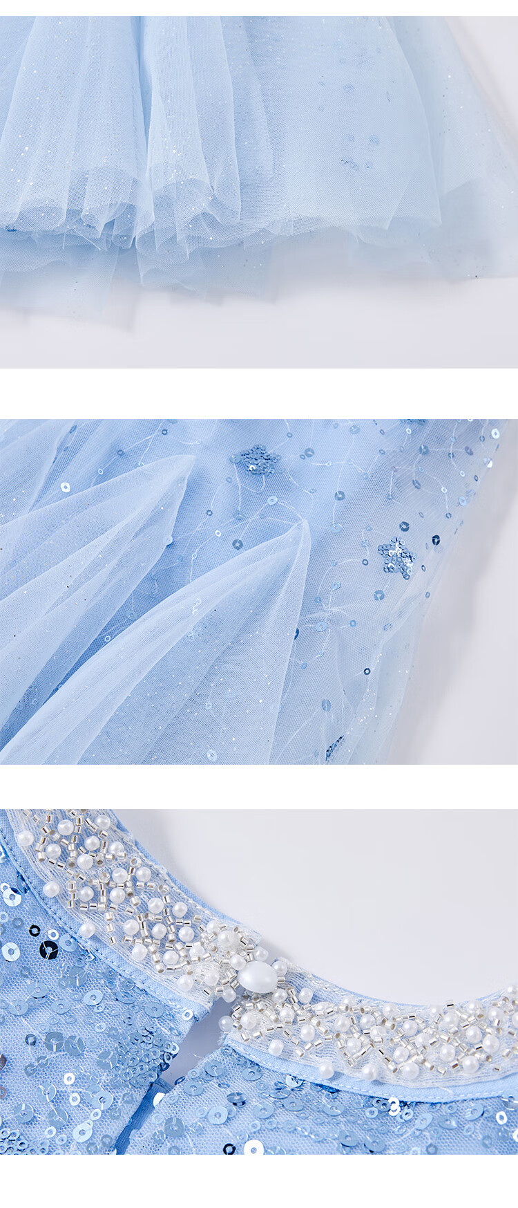 Disney Elsa Princess Dress Girls Summer 2026 New Children's Stylish Performance Costume Princess Style Kids Clothing 4