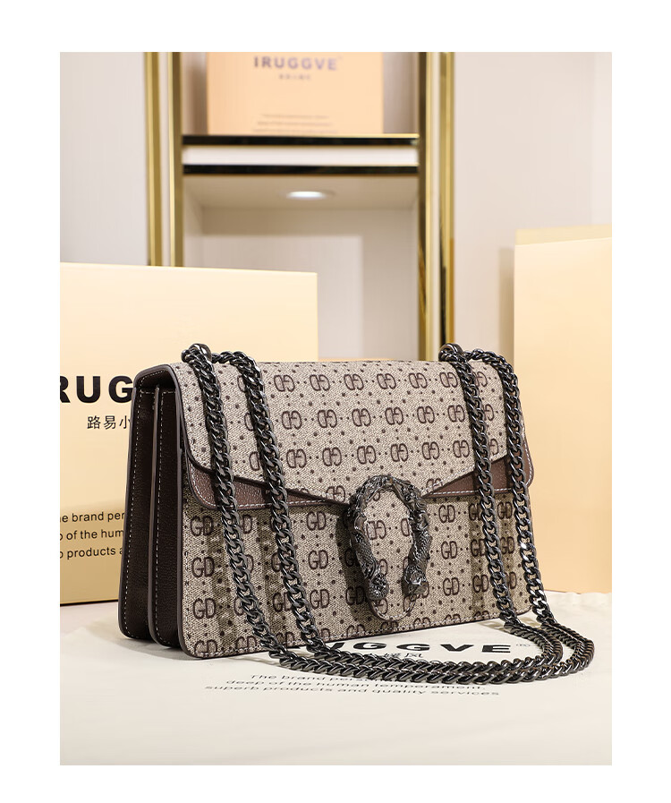 【七夕节礼物送女友】酷奇女包轻奢品牌酒神包包女包2022新款潮单肩斜