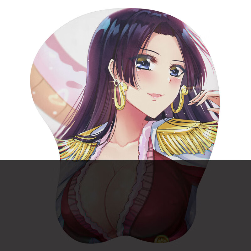 海贼王娜美女帝动漫鼠标垫护手腕3d公路商店肥皂肥宅立体硅胶定制杰霆