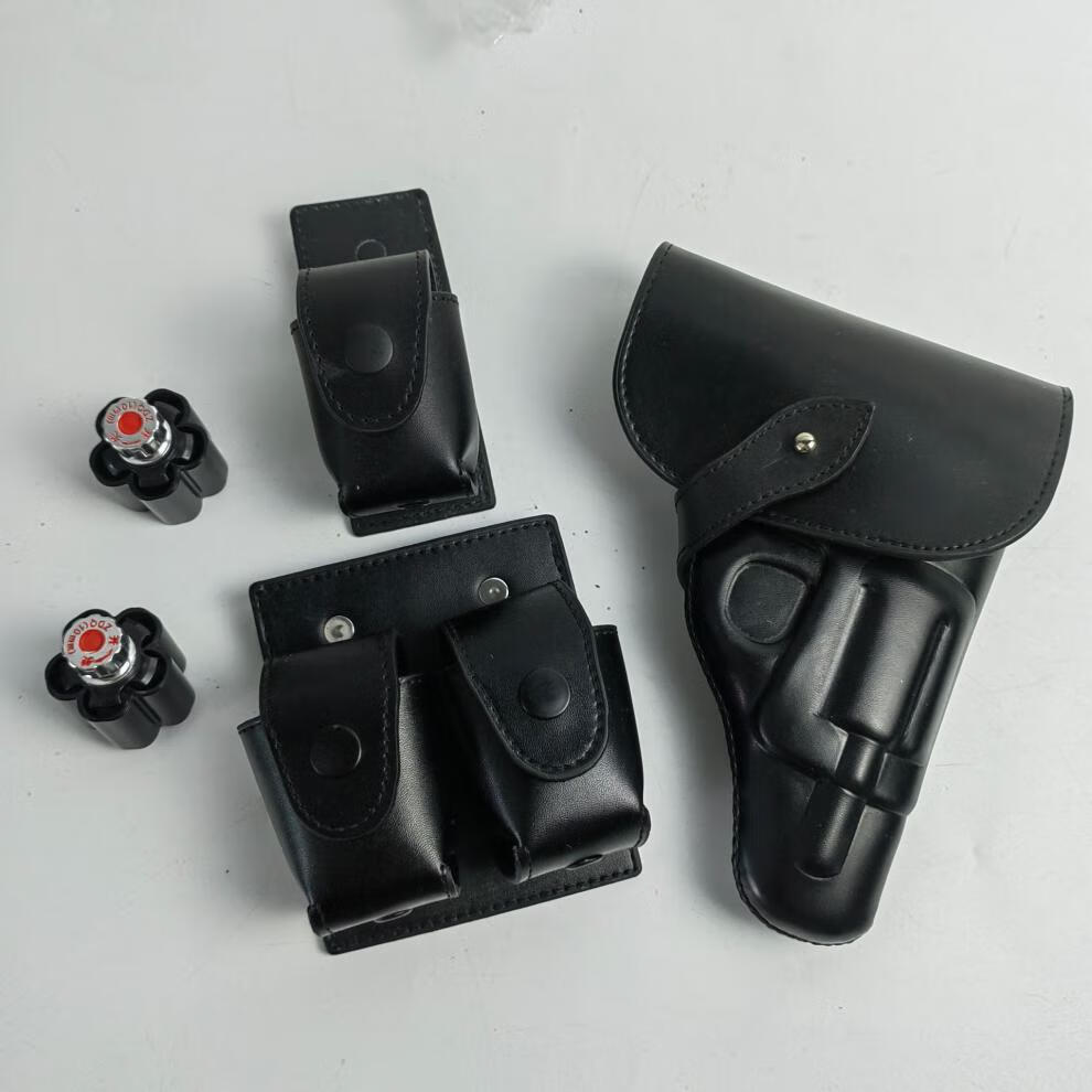 便衣腰部快拔 皮质 战术05式转轮包 皮枪套 左轮单排弹套【图片 价格