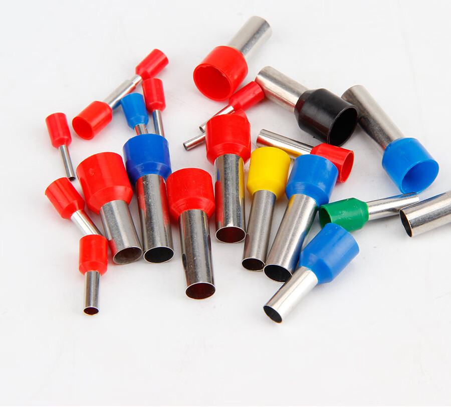 万特弗 欧式管型预绝缘冷压端子 ve针形端子ve0508 管型端子管形接线