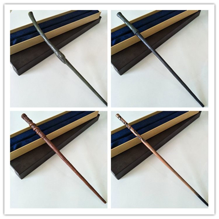 波特魔杖金属芯 邓布利多万圣节礼物礼品sn5478 罗恩棕色盒子【图片