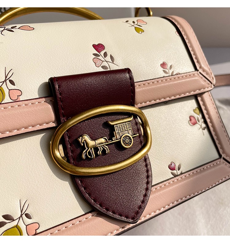 秋天 季哈顿包包2022新款马拉车轻奢高端小众方包斜挎 白色小号【图片