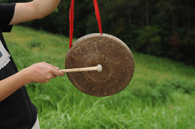 21~35cm纯手工青铜手锣高低音锣京剧苏锣戏剧虎音锣防汛鸣警锣 21cm