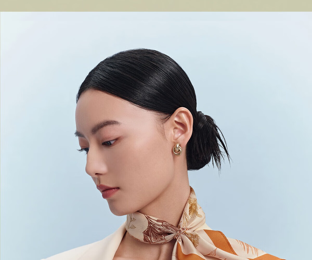Wanshili New Mulberry Silk Scarf for Women New Year Gift for Mom Printed Small Square Scarf - Qilixiang Orange 14