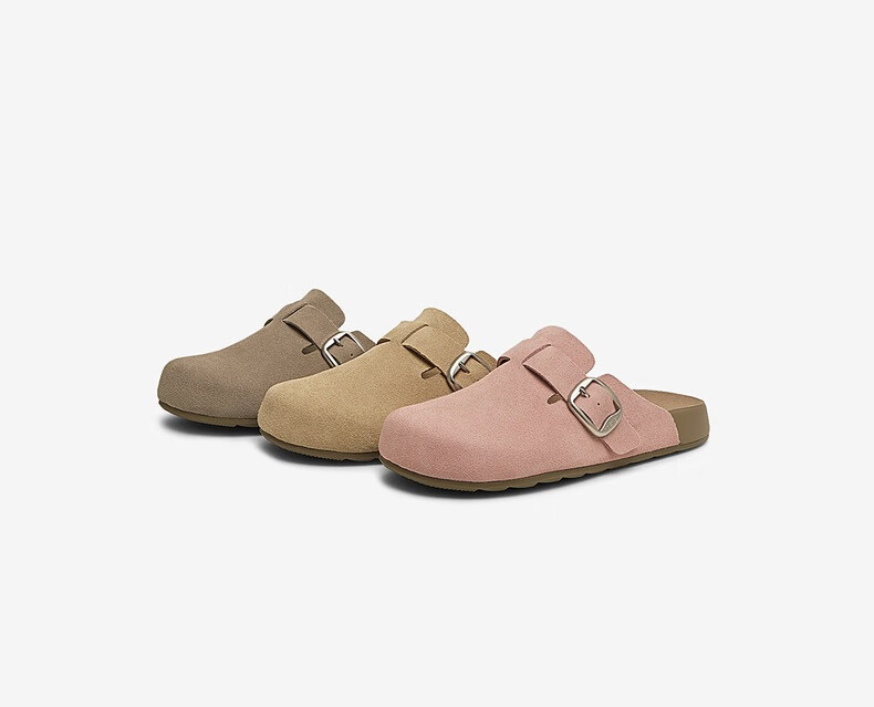 Basto 25 Summer Mall Retro Casual Birkenstock Flat Women's Shoes A9080BH5 Gray Size 35 3