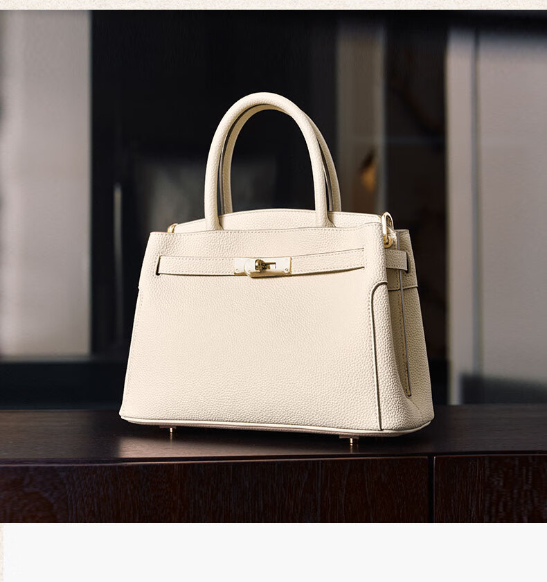 Belle Mother's Day Gift for Women, Gold-Plated "Golden Years" Platinum Bag for Mom, Lychee Pattern Wedding Bag X7257AX5, Racing Red 15