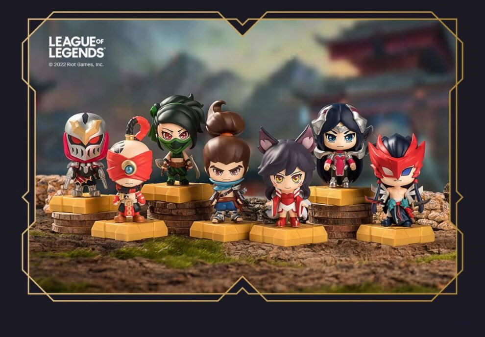 lol艾欧尼亚印章盲盒正版游戏周边永恩阿狸亚索摆件礼物 全新未拆盲盒