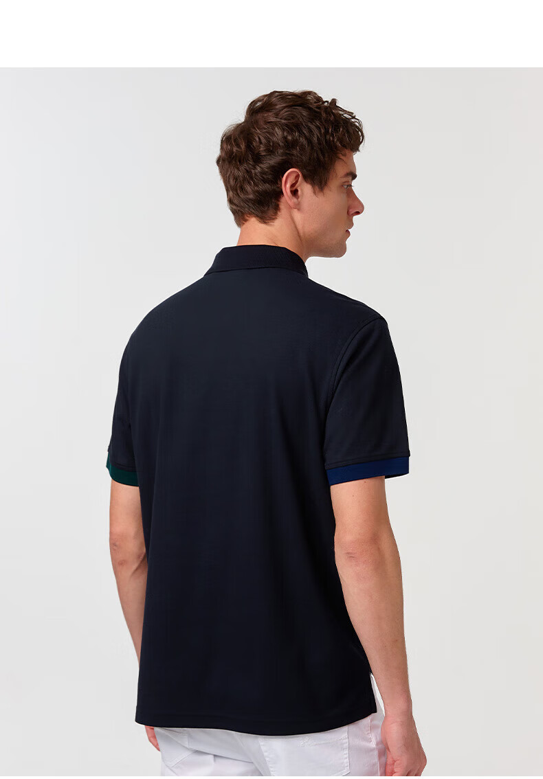 HAZZYS Men's Summer PHIZ Cool-Feeling Short-Sleeve POLO Shirt ASTZE0CBI23, Navy Blue NV, 3XL (190/108A) 15