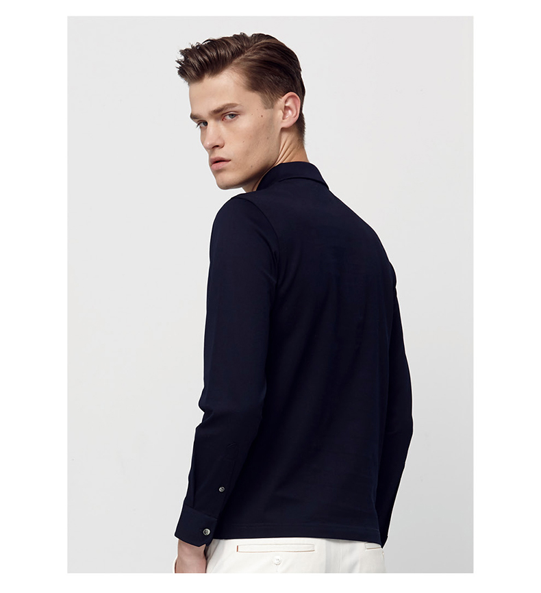 男装 t恤 华斯度(vasto) vasto华斯度2018秋季新品男士t恤男士纯色棉