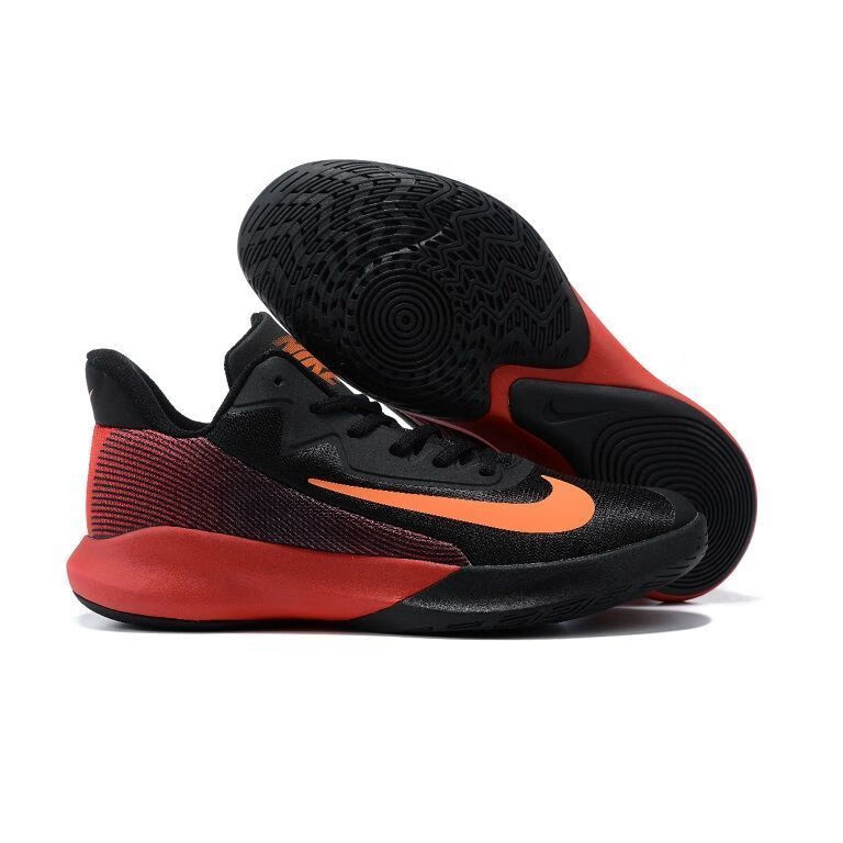 官方舰店男款precision 4篮球鞋实战耐磨轻便气垫防滑男运动鞋 白黑金