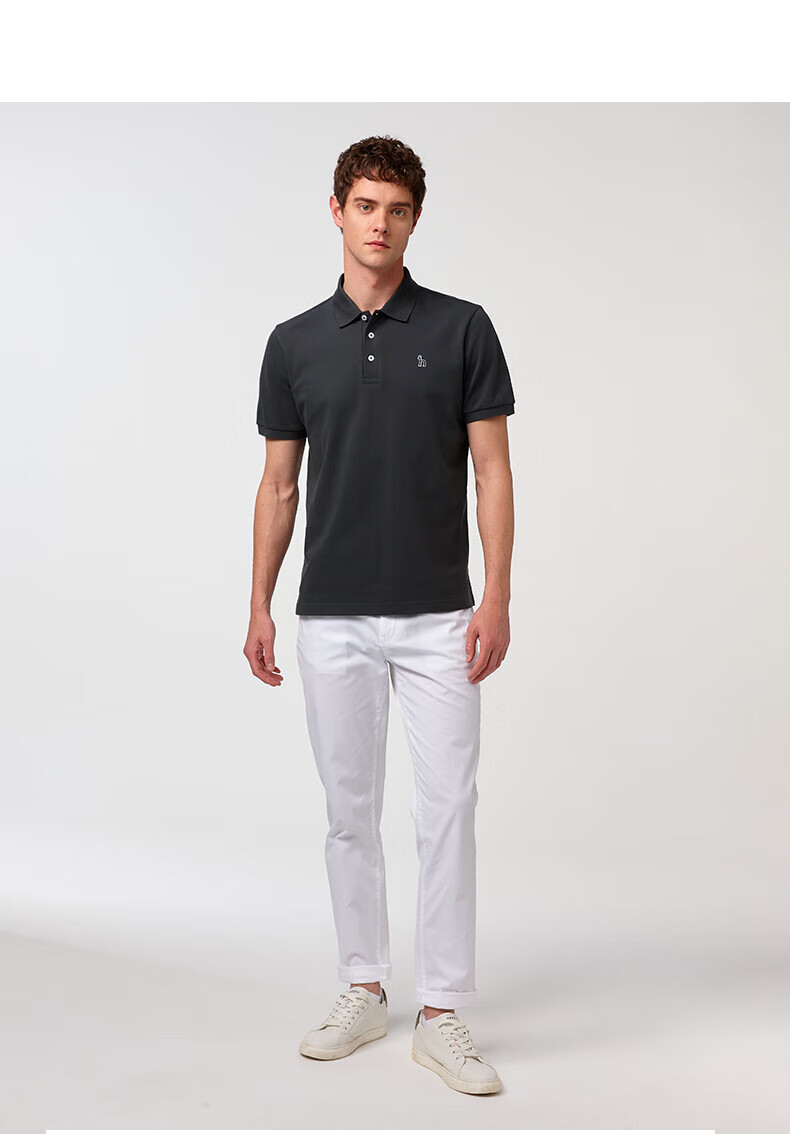 HAZZYS Men's Clothing, Summer Top, Multi-Color Short-Sleeve Polo Shirt ASTZE0CBX71, White WT, 3XL (190/108A5 18