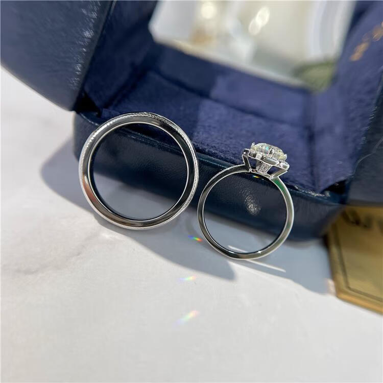 harry winston钻戒 wh高定推荐 harry winston海瑞温斯顿银一克拉