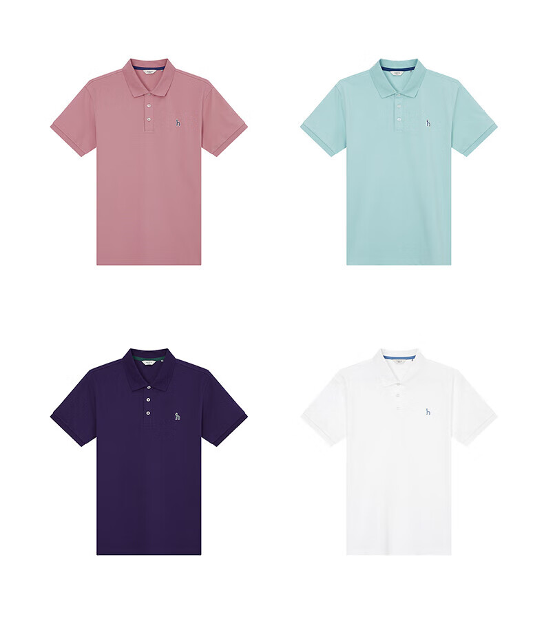 HAZZYS Men's Clothing, Summer Top, Multi-Color Short-Sleeve Polo Shirt ASTZE0CBX71, White WT, 3XL (190/108A5 4