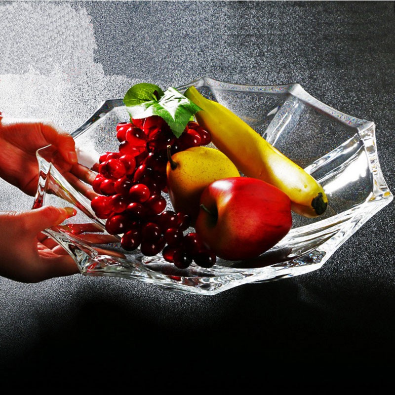 摆件带盖糖果盘干果盘零食水果盘时尚珐琅 款式五:金边卡里索高脚款