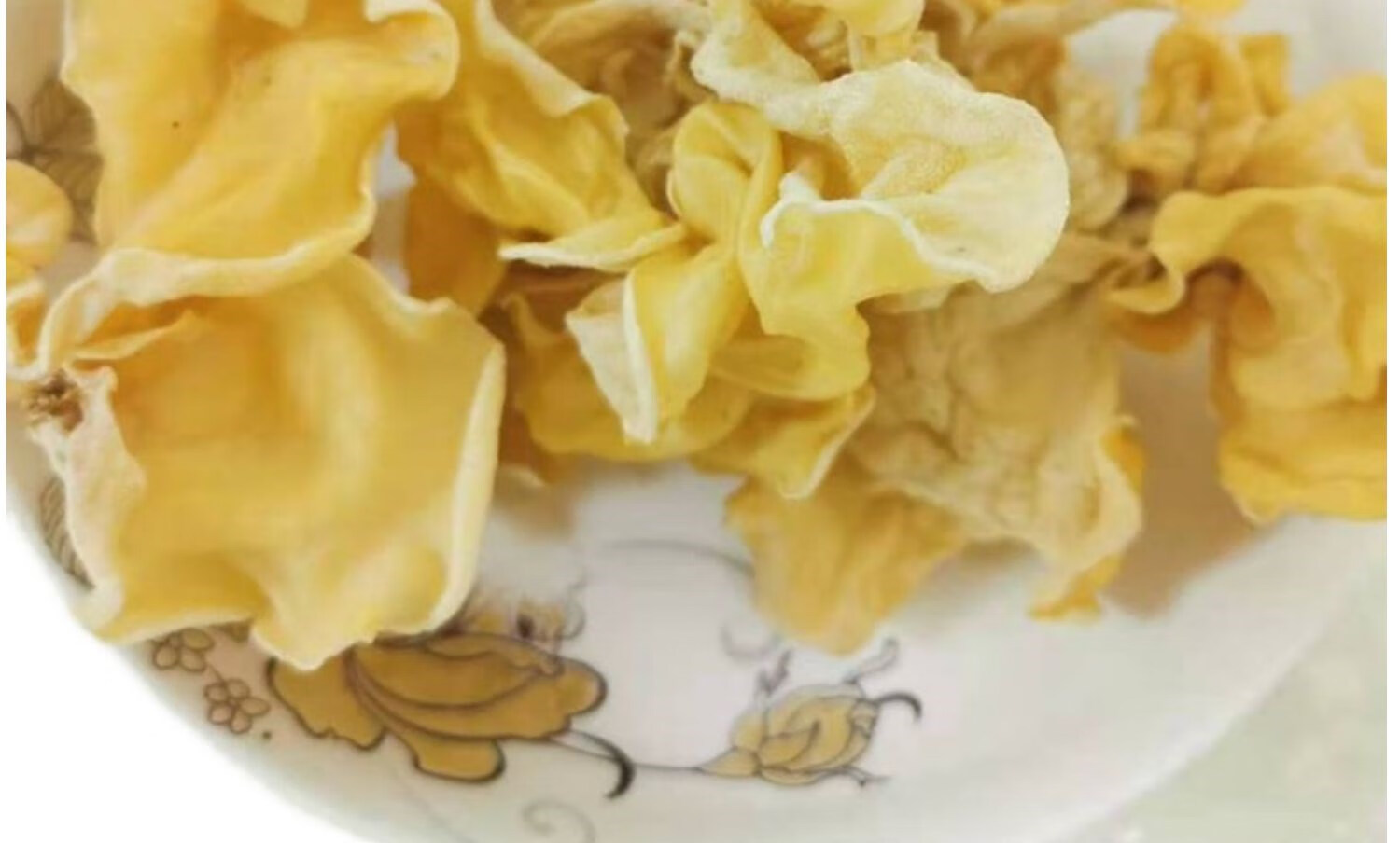 协亚特 头茬精选肉厚白竹耳菌干货野生兔耳菌云南白木耳竹菇500g干货