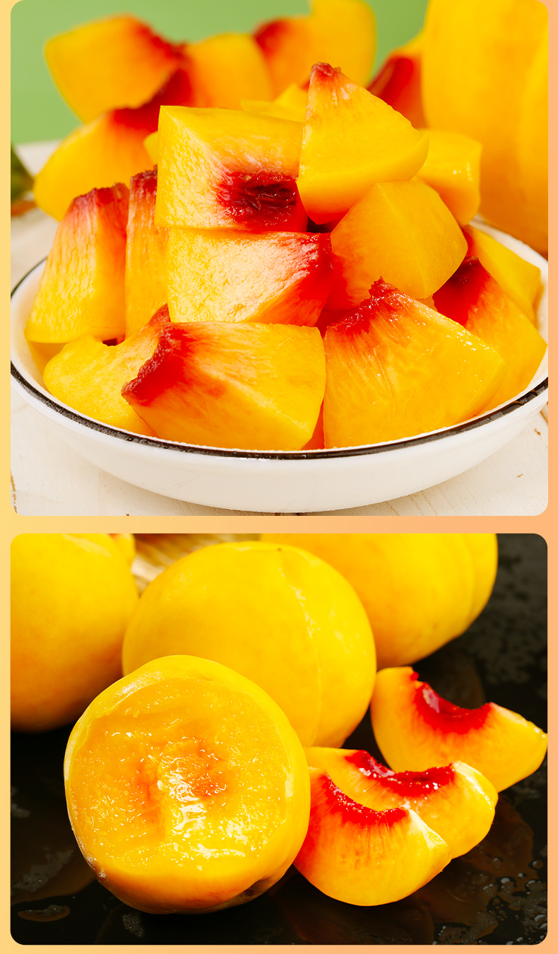 上海奉贤锦绣黄桃新鲜孕妇水果脆蜜桃子红心应当季整箱现摘现发 产地